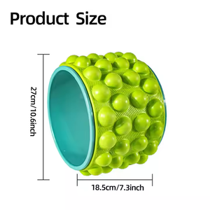 <b>Wheel</b> Pilates <b>Yoga</b> Products Back Balance Training Durable Thick Rubber Tpe Abs Flexygen Fitness <b>Wheel</b> <b>Yoga</b> - Product Image 4