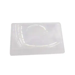 Lente d'ingrandimento con carta da visita lente d'ingrandimento Fresnel PVC portatile ultra-sottile lente d'ingrandimento può essere personalizzato logo