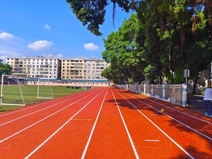 Suelo deportivo de PU completo ecológico INOLP, materiales no tóxicos reciclados, certificado sostenible para pista de atletismo - Product Image 5