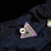 Pin de Esmalte de Gimnasia con Purpurina Morada, Pin de Esmalte Personalizado para Premios de Gimnasia, Precio de Fábrica, Pins de Esmalte para Regalo de Equipos de Gimnasia