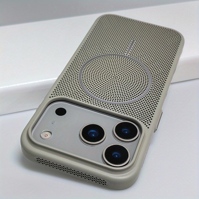Cooling Breathable Magnetic Phone Case For iPhone 18 17 16 15 14 13 12 Pro Max 16 Plus 17Pro Air Heat Dissipation Cover