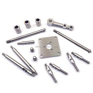 turning mechanical stainless shafts, machining of bucket bushing parts, custom CNC steel parts processing - Product Image 1