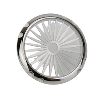 Boîtier de montre élégant en acier inoxydable 316L, étanche 10 ATM, fin, 33 mm, avec fond à rayures radiales style soleil, verre saphir 007