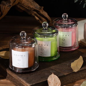 Bougie d'aromathérapie Parfum Brise Marine de Provence Pot en verre Sans fumée Semi-artisanale Semi-mécanique Coffret cadeau - Product Image 1