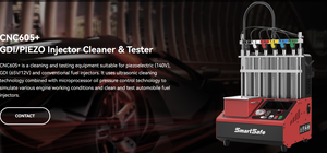 Smartsafe CNC605+ GDI Piezo-Injektor-Reinigungsmaschine 6-Zylinder Kraftstoffinjektor-<span class=keywords><strong>Tester</strong></span> 110V/220V - Product Image 4