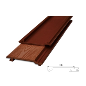 Paneles de Pared WPC con Relieve 3D Profundo, Ecológicos, Resistentes al Agua y a la Humedad, con Aspecto de Madera, 148 mm x 21 mm, Sistema de Enclavamiento - Product Image 2