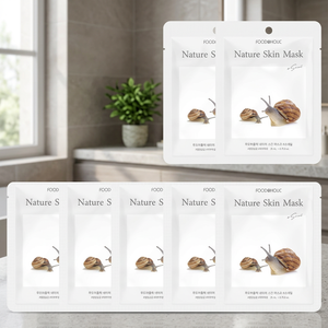 [Migliore] pacchetto maschera per fiale di lumaca della natura Foodaholic 1ea/crema idratante per la cura della pelle coreana coreana siero per fiale di bellezza - Product Image 3