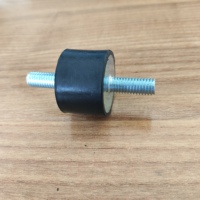 Amortisseur anti-vibration en caoutchouc naturel personnalisé avec filetage Isolateur en caoutchouc Amortisseur à ressort Support anti-vibration de type VV