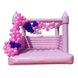 Castillo hinchable pequeño y mediano para niños, castillo hinchable blanco para bodas, fiestas, eventos, casa de rebote pastel - Product Image 3