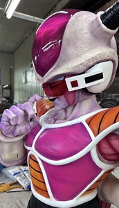 <span class=keywords><strong>Dragon</strong></span> <span class=keywords><strong>Ball</strong></span> <span class=keywords><strong>Z</strong></span> : Buste grandeur nature de Frieza en première forme avec Scouter, statue en résine <span class=keywords><strong>et</strong></span> fibre de verre, figurine d'anime de collection - Product Image 4