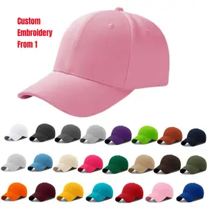 Cappellini da Baseball con Logo ricamato 3d in bianco personalizzato di alta qualità cappellino sportivo in cotone a 5/6 pannelli cappello da Baseball in rete di moda
