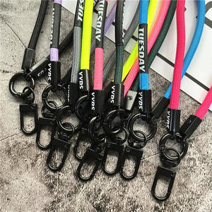 Porte-clés couleur lanière sangle pour téléphone accessoires Bracelet téléphone chaîne métal homard fermoir clé lanière sac voiture clés corde - Product Image 2
