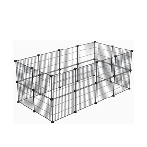 Cerca Plástica Encriptada para Animais de Estimação, Casinha para Cães e Gatos para Cães Pequenos/Médios; Barreira de Segurança de Malha de Ferro Destacável e Impermeável - Product Image 3