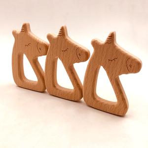 AliExpress <span class=keywords><strong>Amazon</strong></span> de <span class=keywords><strong>la</strong></span> joyería de DIY de playa Animal cabeza de caballo juguete mordedor bebé - Product Image 2
