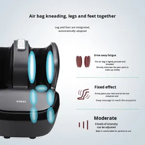 Alat Pijat Otot Betis Lipat, Perangkat Pijat Meridian Telapak Kaki, Mesin Terapi Kaki Otomatis Penuh dengan Musik - Product Image 2