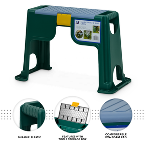 Plastic <strong>Garden</strong> Knee Stool/ <strong>Garden</strong> Kneeler/ Foam Pad <strong>Garden</strong> <strong>Seat</strong> Stool With Tool Bench Box <strong>Storage</strong> for Yardworks 3 in 1 - Product Image 6