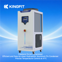 Refroidisseur à condenseur microcanal refroidi par air, compresseur Copeland, 220V, unité de refroidissement industrielle pour petites machines de moulage par injection plastique