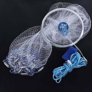 <strong>Survival</strong> Emergency <strong>Fishing</strong> Cast <strong>Net</strong>, Compact Lightweight Build, High-Tensile Anti-Fray Mesh for Bug-Out Bags - Product Image 5