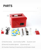 Mini presse à huile manuelle à froid pour graines de ricin, de noix de coco, de lin, d'arachide et de tournesol