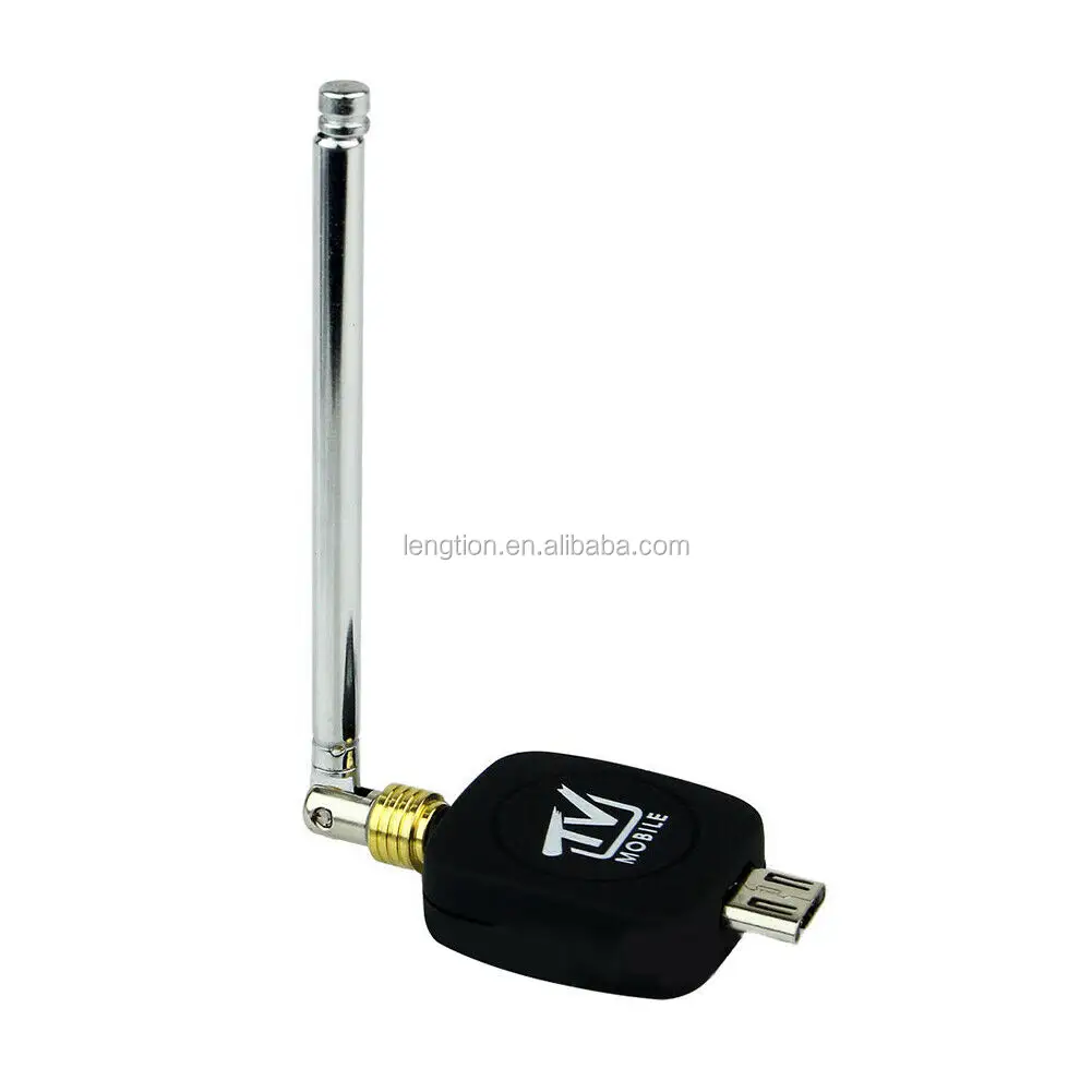 Abbastanza stock professionale Mini Micro USB DVB-T sintonizzatore TV ricevitore Dongle/Antenna DVB T HD digitale TV Mobile HDTV ricevitore satellitare