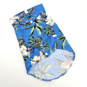 2024 Luxo <span class=keywords><strong>Pet</strong></span> Boy Wear Verão Praia Roupas Cão Malha <span class=keywords><strong>XXX</strong></span> Pequeno T-shirt Havaí Com Manga De Perna Da <span class=keywords><strong>China</strong></span> - Product Image 3