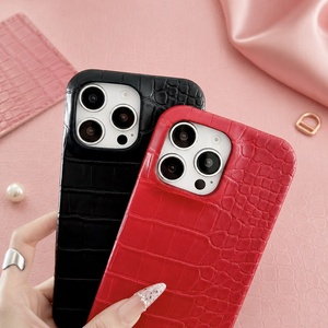 Coque de téléphone <span class=keywords><strong>Croc</strong></span> antichoc de couleur unie pour iPhone - Product Image 4