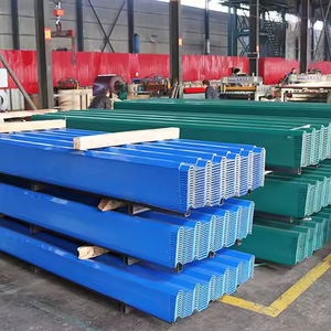 Venta directa de fábrica Hojas de acero resistentes a la corrosión Calibre 20 Hierro para techos Hoja corrugada recubierta de color galvanizado - Product Image 1