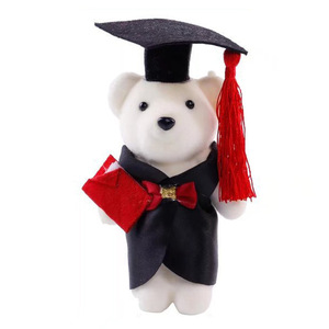 Orsetto di peluche per la laurea, 14 cm, in peluche corto, con toga da laureato, regalo per studenti delle scuole medie e superiori - Product Image 5