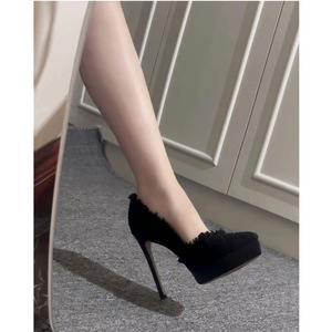 Zapatos de Tacón Alto para Mujer, Estilo 2026, Tacones Finos, Diseño Francés con Punta en Pico, Plataforma, Diseño Único - Product Image 3