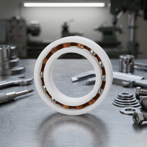 Ceramic Deep Groove <b>Ball</b> Bearing 10x20x20mm Single Row No Seal Metric Grease Lubricated P0 Precision C0 Clearance 6000 RPM - Product Image 2