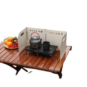 Fornello a <span class=keywords><strong>Gas</strong></span> Portatile Moderno in Acciaio Inox e Alluminio, Pieghevole da Tavolo con Singolo Bruciatore - Product Image 5