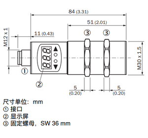 ใหม่เซ็นเซอร์อัลตราโซนิกของแท้ 6037661 SICK UM30-212111 การจัดส่งระยะสั้น - Product Image 3