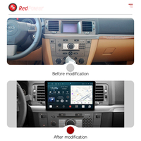 Autoradio rouge HI-FI pour Opel Vectra 2004-2006 Écran lecteur DVD 9.5 pouces Android DSP Carplay
