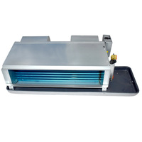 Système HVAC à ventilo-convecteur FCU dissimulé horizontal pour la climatisation de bureau d'hôtel résidentiel avec des caractéristiques d'eau chaude et froide