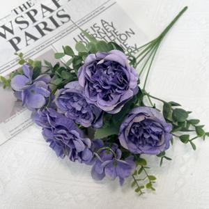 Bouquet <span class=keywords><strong>de</strong></span> roses d'<span class=keywords><strong>hibiscus</strong></span> haut <span class=keywords><strong>de</strong></span> gamme Vente chaude pour la remise des diplômes <span class=keywords><strong>de</strong></span> Noël Saint Valentin Fête des mères Pâques Nouvel An Nouvel An chinois - Product Image 3