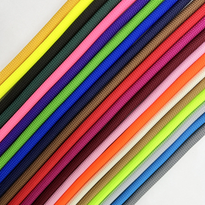 288 Màu Sắc Trong Kho 6Mm Dệt Đồng Bằng Phổ Phong Cách Bền Polyester Lõi Bện Vòng Dây Đeo Điện Thoại Sợi Dây Thừng - Product Image 1