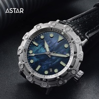 1 pièces logo personnalisé luxe 20atm BGW9 plongée Titane coque Sellita sw200 mécanique automatique montre de plongée homme requin sangle
