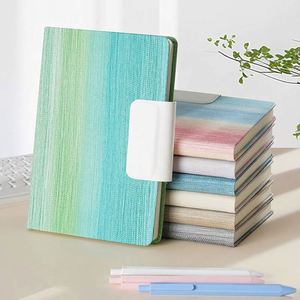 Customizable A5 Hardcover Magnetic Notebook Journal with Buckle <b>Sewing</b> Binding Thermal for Business Office Planner Diary - Product Image 1