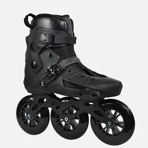 Customized 3 125mm Wheels Inline Roller Skates Adults Slalom Inline Skates Shoes