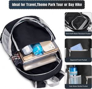 Sac à dos de sport décontracté pliable, léger et imperméable pour hommes et femmes, idéal pour les voyages d'été (échantillon gratuit) - Product Image 3