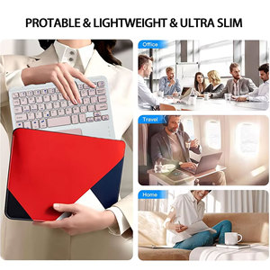 <span class=keywords><strong>Teclado</strong></span> Inalámbrico Portátil Recargable Delgado de 59 Teclas y Panel Táctil con Diseño Ergonómico de Material Plástico <span class=keywords><strong>para</strong></span> - Product Image 2
