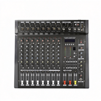 Système de sonorisation professionnel PMX-808D avec amplificateur, lecture USB 8 canaux, amplificateur et station de réglage