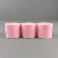 Pot cosmétique à double paroi 3g 5g 10g 15g 20g 30g 50g 100g en plastique PP avec couvercle Noir rose Blanc Bleu Modèle YLO-CJ001