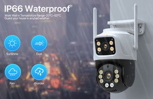 <span class=keywords><strong>ICSEE</strong></span> Wifi Cámara CCTV de doble lente 4K 8MP HD seguimiento automático al aire libre inalámbrico doble lente red Ptz cámara de seguridad para el hogar - Product Image 3