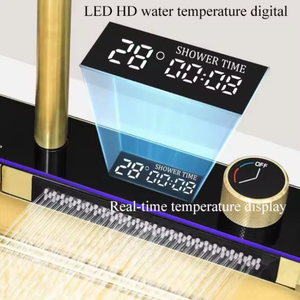 Fregadero de cocina inteligente dorado TOP1, <span class=keywords><strong>lavabo</strong></span> de agua de lluvia de ballena de acero inoxidable grueso grande, diseño moderno para cocinas caseras - Product Image 5