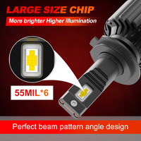 ND OEM ODM Logo 140W H4 phare LED H11 9005 LED H7 Canbus Kit d'accessoires auto 360 ampoules de mise au point pour A4 A3 Matiz feux de voiture
