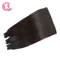 Extensions de cheveux indiens Remy 100% vierges, double trame, micro-boucles, lisses et soyeuses, qualité boutique, peuvent être teintes et restylées