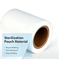 Matériaux bruts pour pochettes de stérilisation certifiées CE MDR ISO, film de papier de dialyse enduit, approvisionnement direct usine, haute qualité