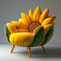 Canapé Sunflower, canapé individuel moderne, fauteuil de détente, style européen, doux, pour la maison, le salon, la chambre à coucher, le séjour, l'hôtel