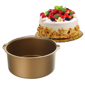 Barril de Horneado Metálico Dorado Personalizado al por Mayor, Antiadherente, Universal, Accesorio para Freidora de Aire para Pastel de Queso - Product Image 5